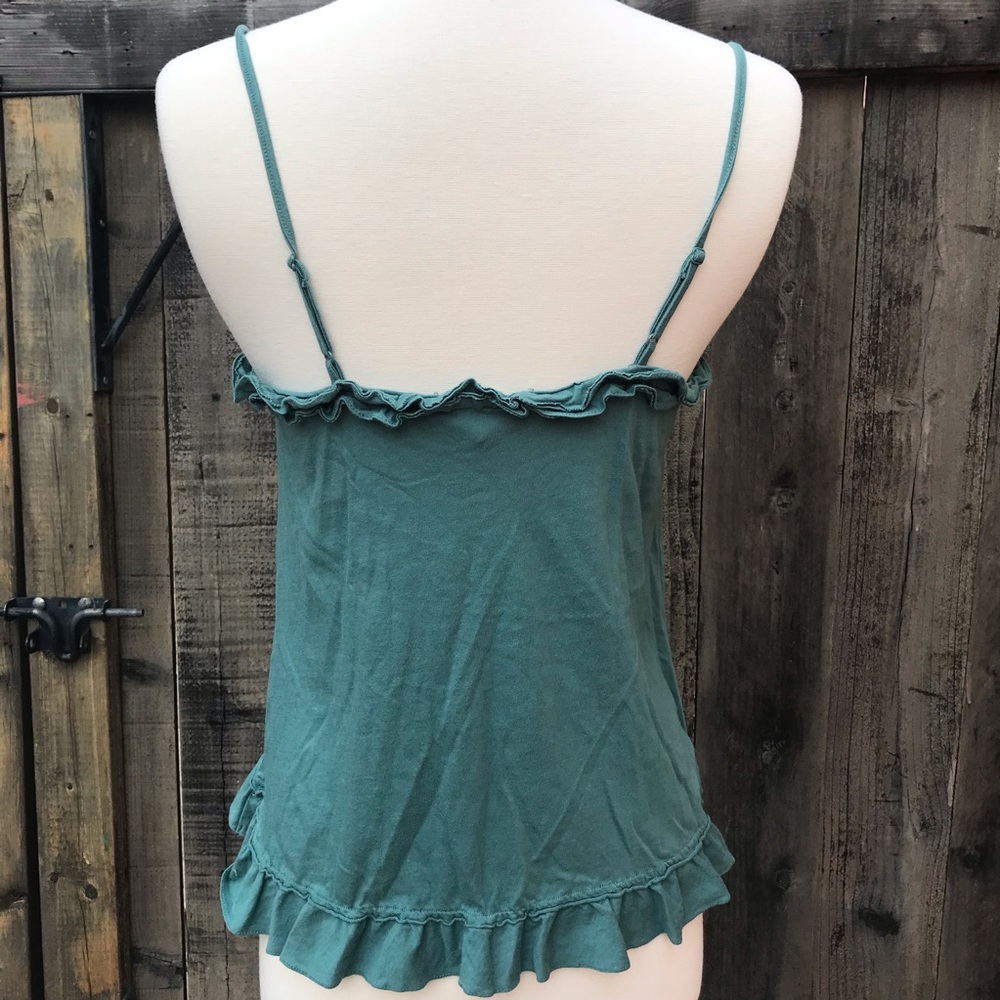 Susina Teal Ruffled Tank Top from Nordstrom Used - Picture 2 of 8